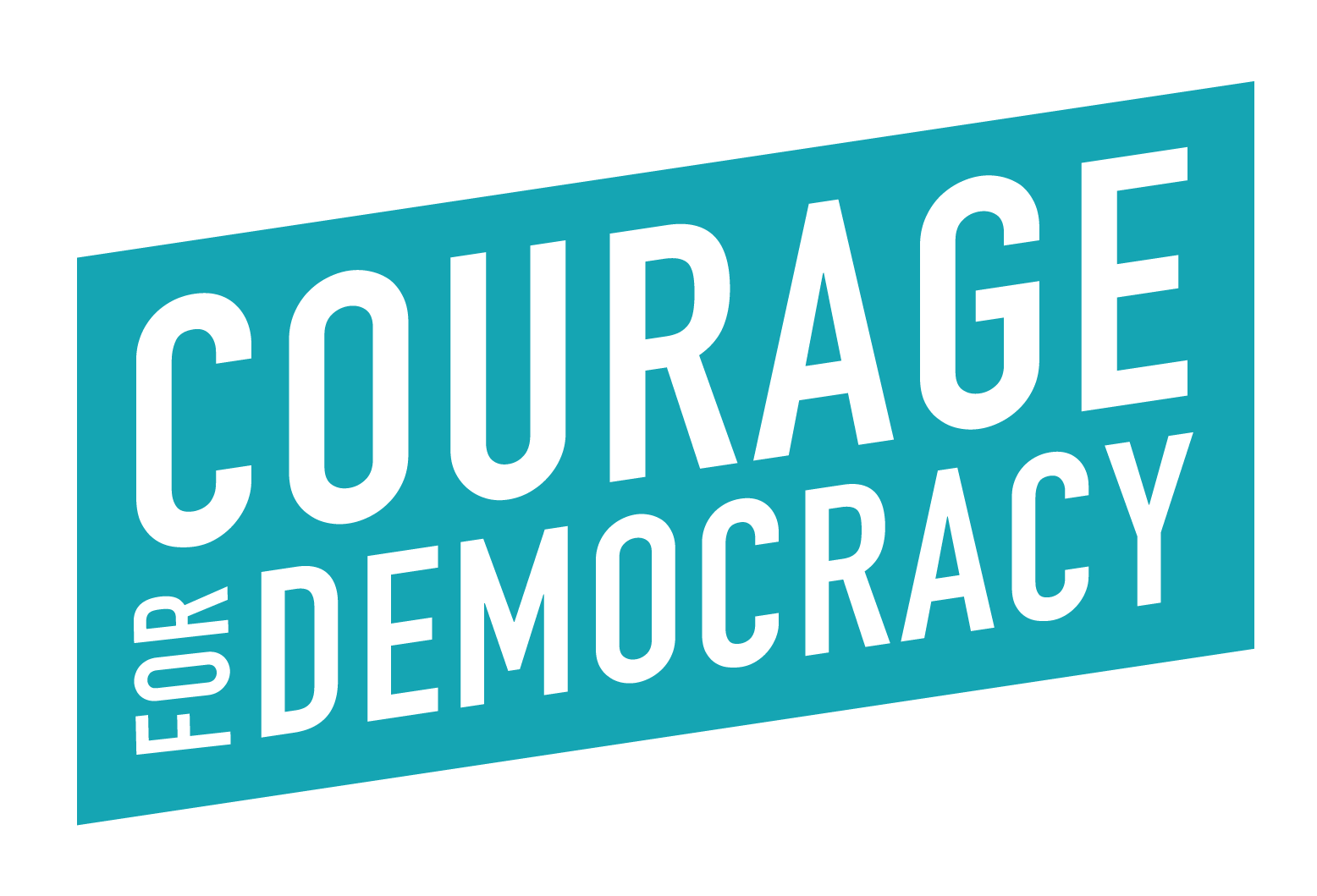 Courage for Democracy logo